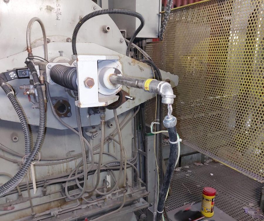 Stafford Energy from Waste Centre burner servicing